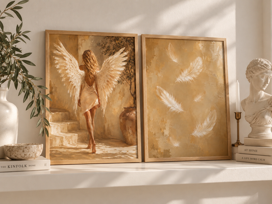 Duo d’affiches décoratives A4 – Heavenly Grace