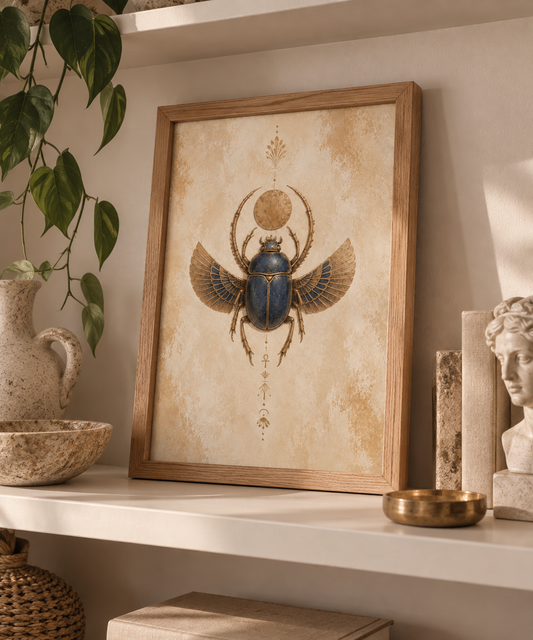 Affiche décorative A4 sans cadre – Khepri