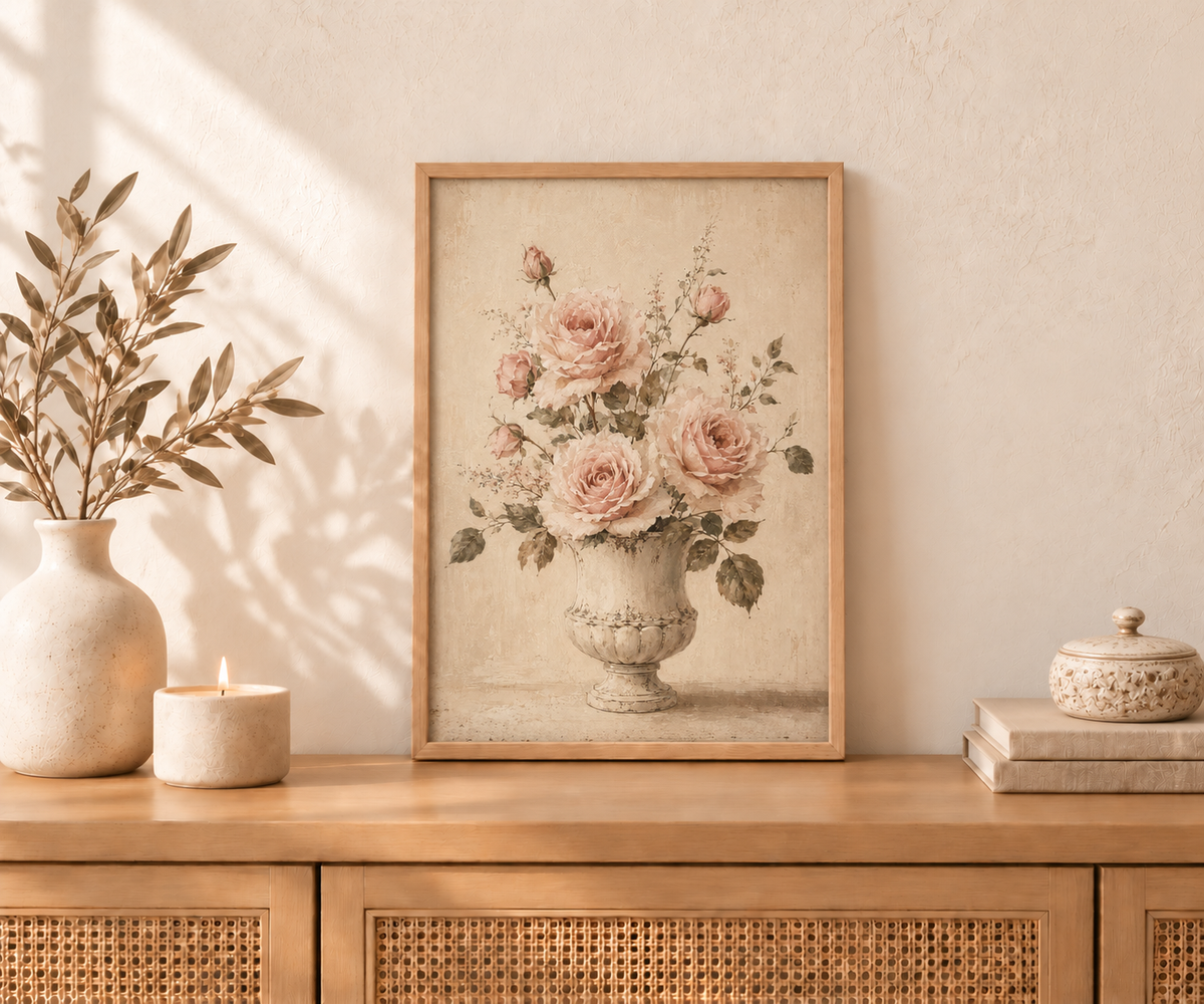 Affiche décorative A4 – Rose Garden