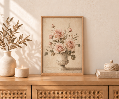 Affiche décorative A4 – Rose Garden