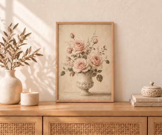 Affiche décorative A4 – Rose Garden