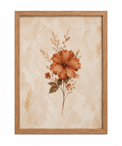 Affiche décorative A4 sans cadre – Sienna