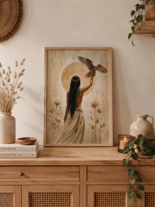 Affiche décorative A4 sans cadre – Néfertari