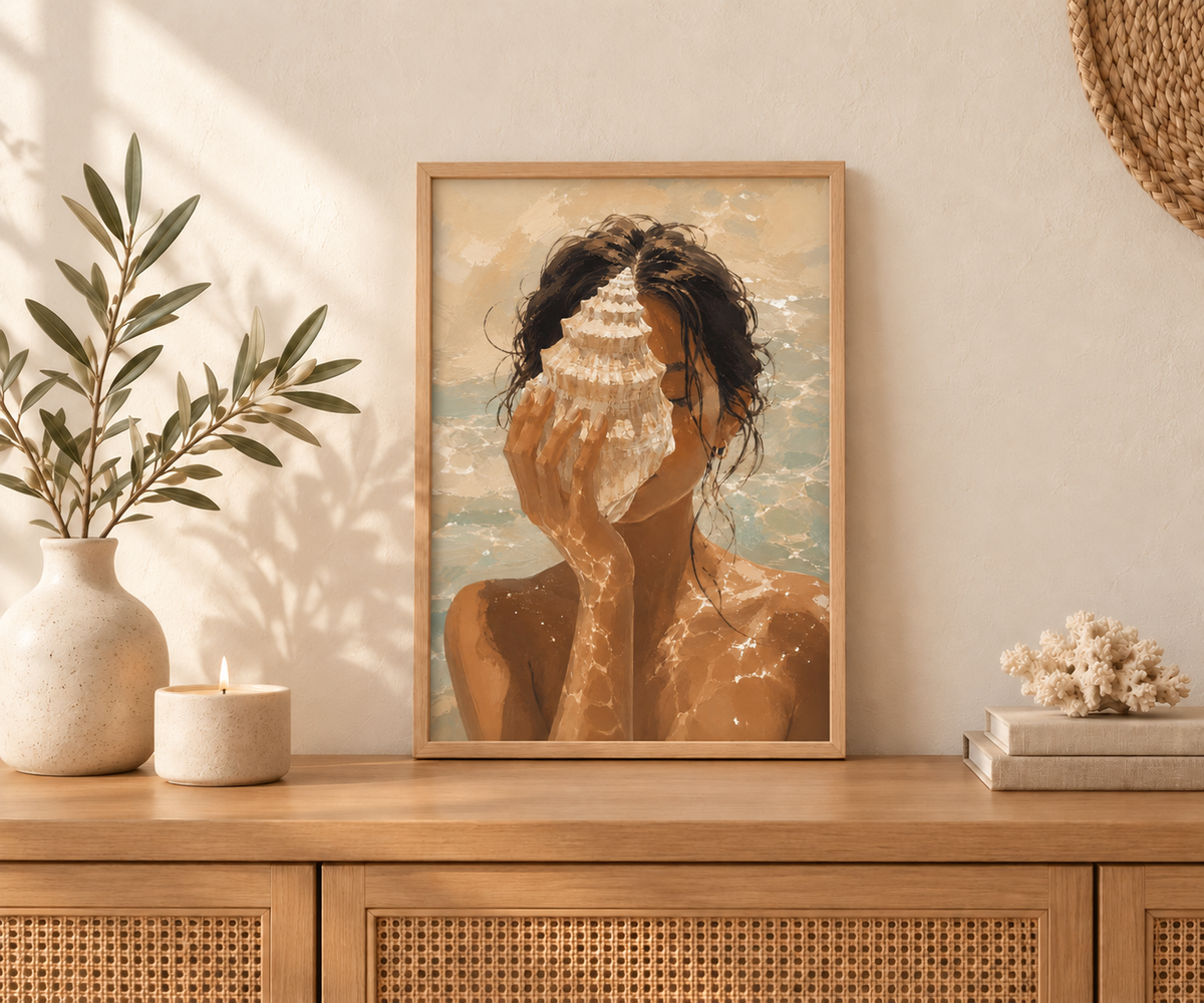 Affiche décorative A4 – Ocean Muse