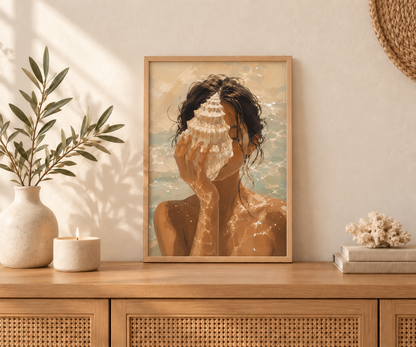 Affiche décorative A4 – Ocean Muse