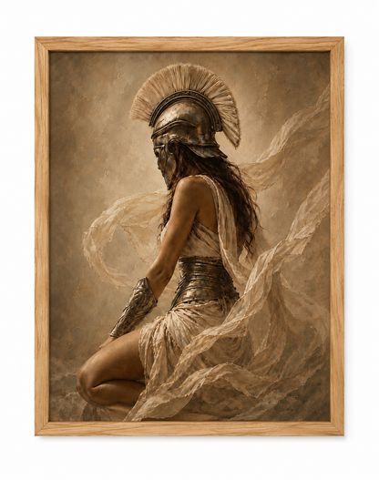 Affiche décorative A4 sans cadre – Athena