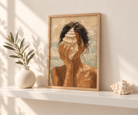 Affiche décorative A4 – Ocean Muse