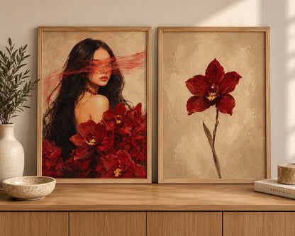 Duo d’affiches décoratives A4 – Valentina