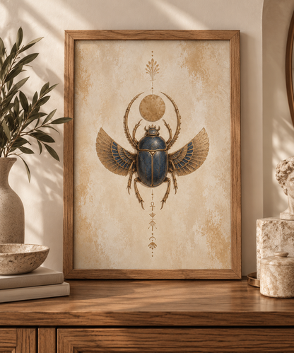 Affiche décorative A4 sans cadre – Khepri