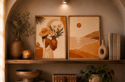Duo d’affiches décoratives A4 sans cadres – Lola ✨