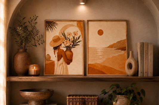 Duo d’affiches décoratives A4 sans cadres – Lola ✨