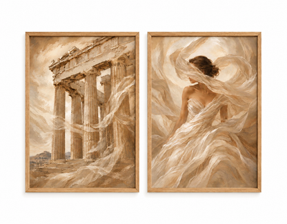 Duo d’affiches décoratives A4 – Thalia
