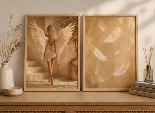 Duo d’affiches décoratives A4 – Heavenly Grace