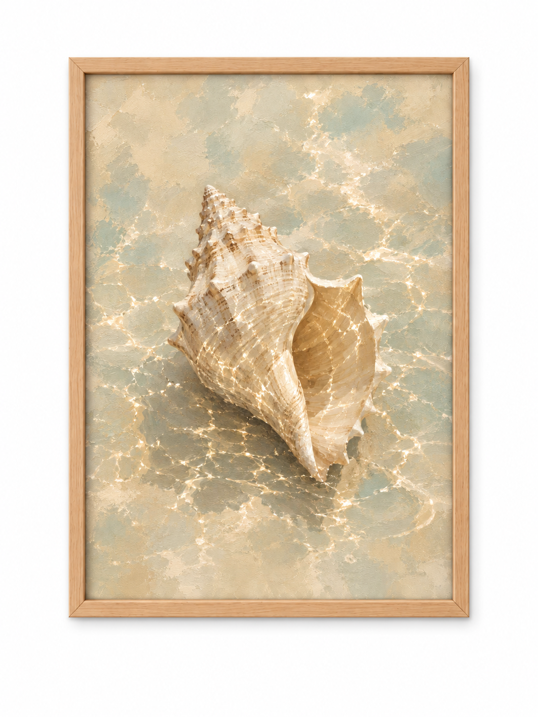 Affiche décorative A4 sans cadre – Seashell