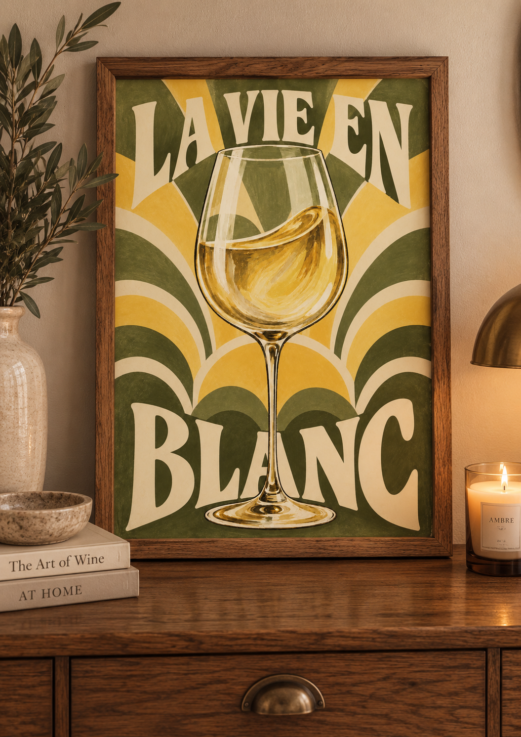 La Vie en Vin — Lot de 4 Affiches A4 Rétro 🍷