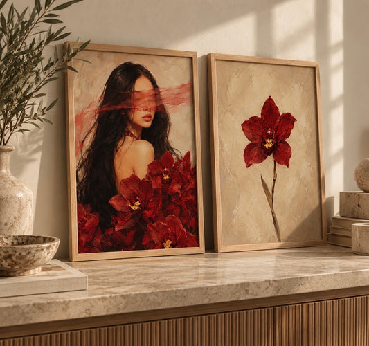 Duo d’affiches décoratives A4 – Valentina