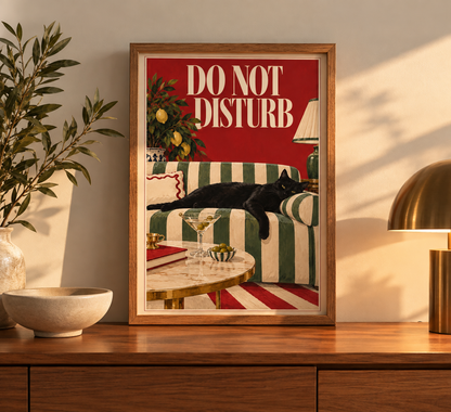 Mood Club — Lot de 5 Affiches A4 Rétro & Humoristiques 🐆🍸