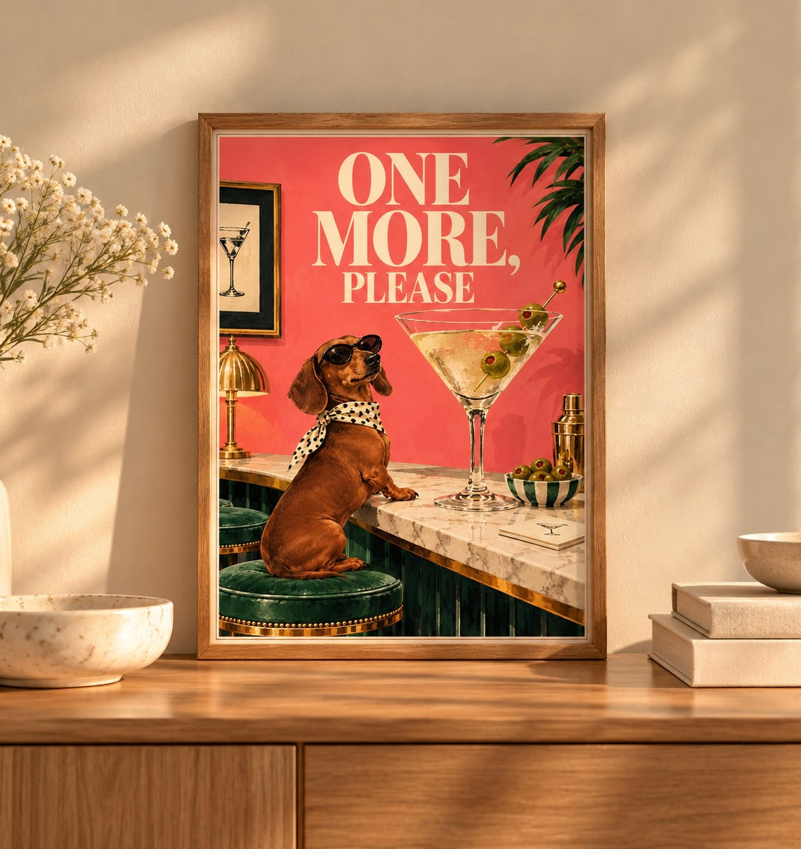 Mood Club — Lot de 5 Affiches A4 Rétro & Humoristiques 🐆🍸