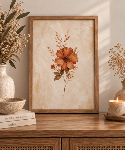 Affiche décorative A4 sans cadre – Sienna