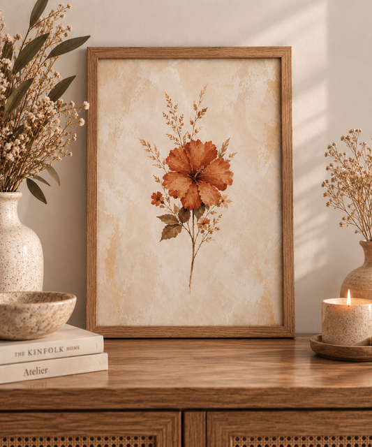 Affiche décorative A4 sans cadre – Sienna