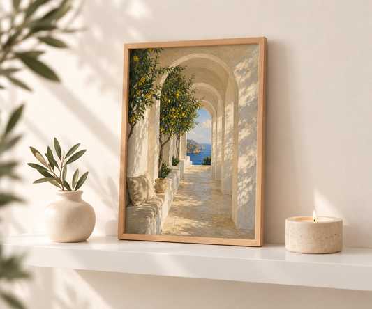 Affiche décorative A4 – Lemon Coast