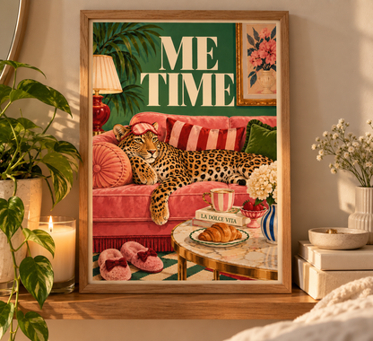 Mood Club — Lot de 5 Affiches A4 Rétro & Humoristiques 🐆🍸