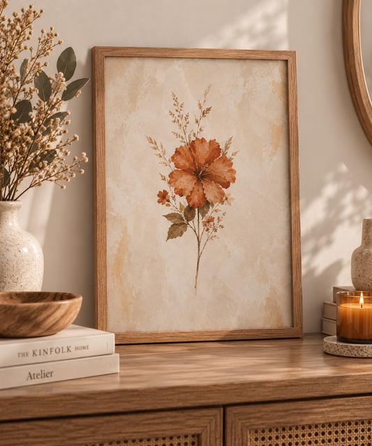 Affiche décorative A4 sans cadre – Sienna