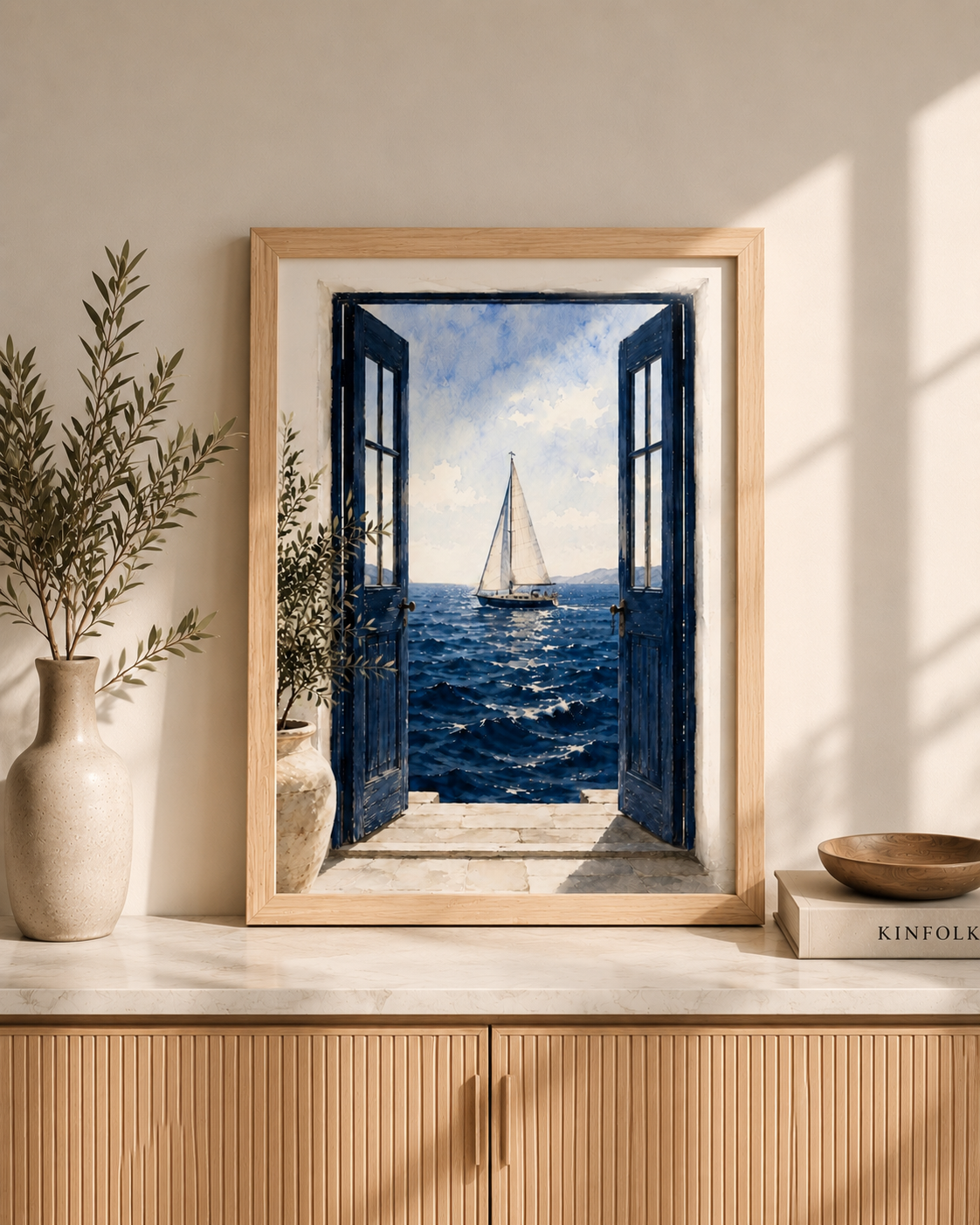 Affiche décorative A4 sans cadre – Midnight Sea