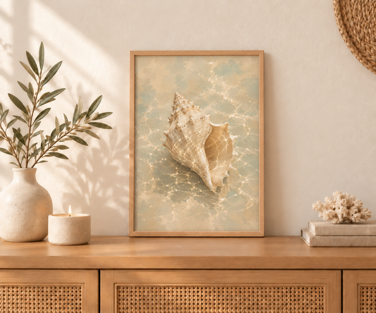 Affiche décorative A4 sans cadre – Seashell
