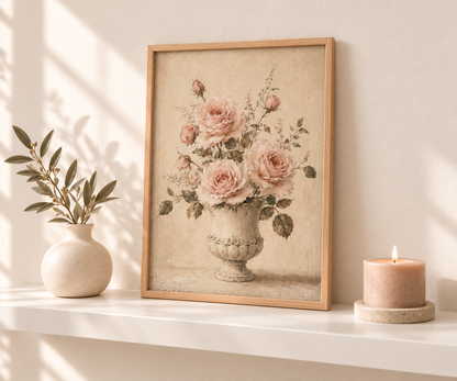 Affiche décorative A4 – Rose Garden