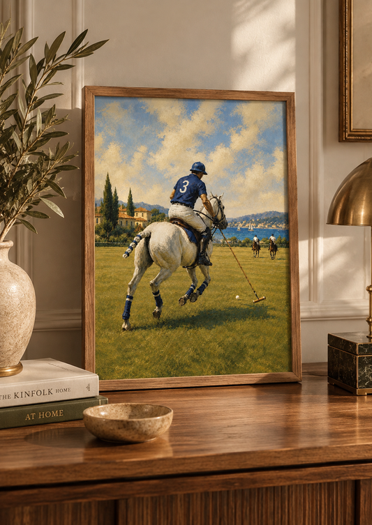 Affiche décorative A4 sans cadre – Polo Vintage