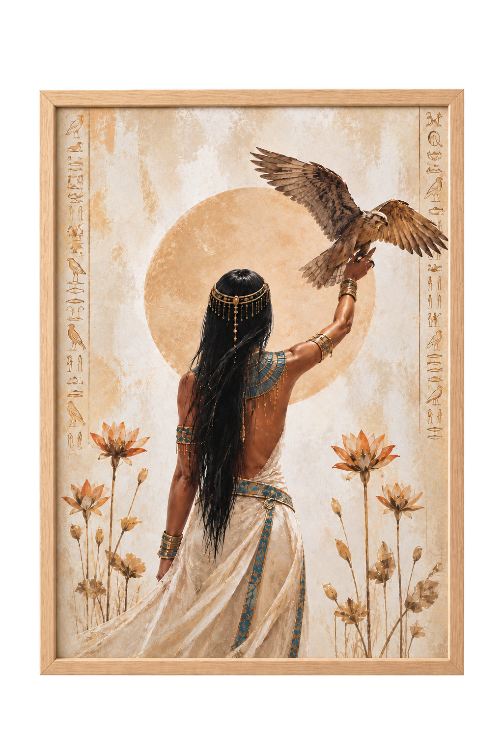 Affiche décorative A4 sans cadre – Néfertari