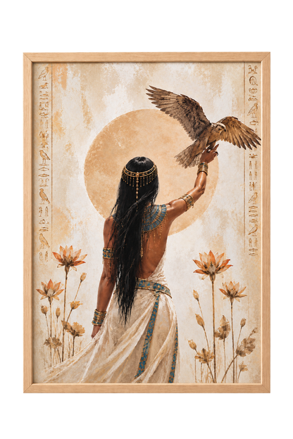 Affiche décorative A4 sans cadre – Néfertari
