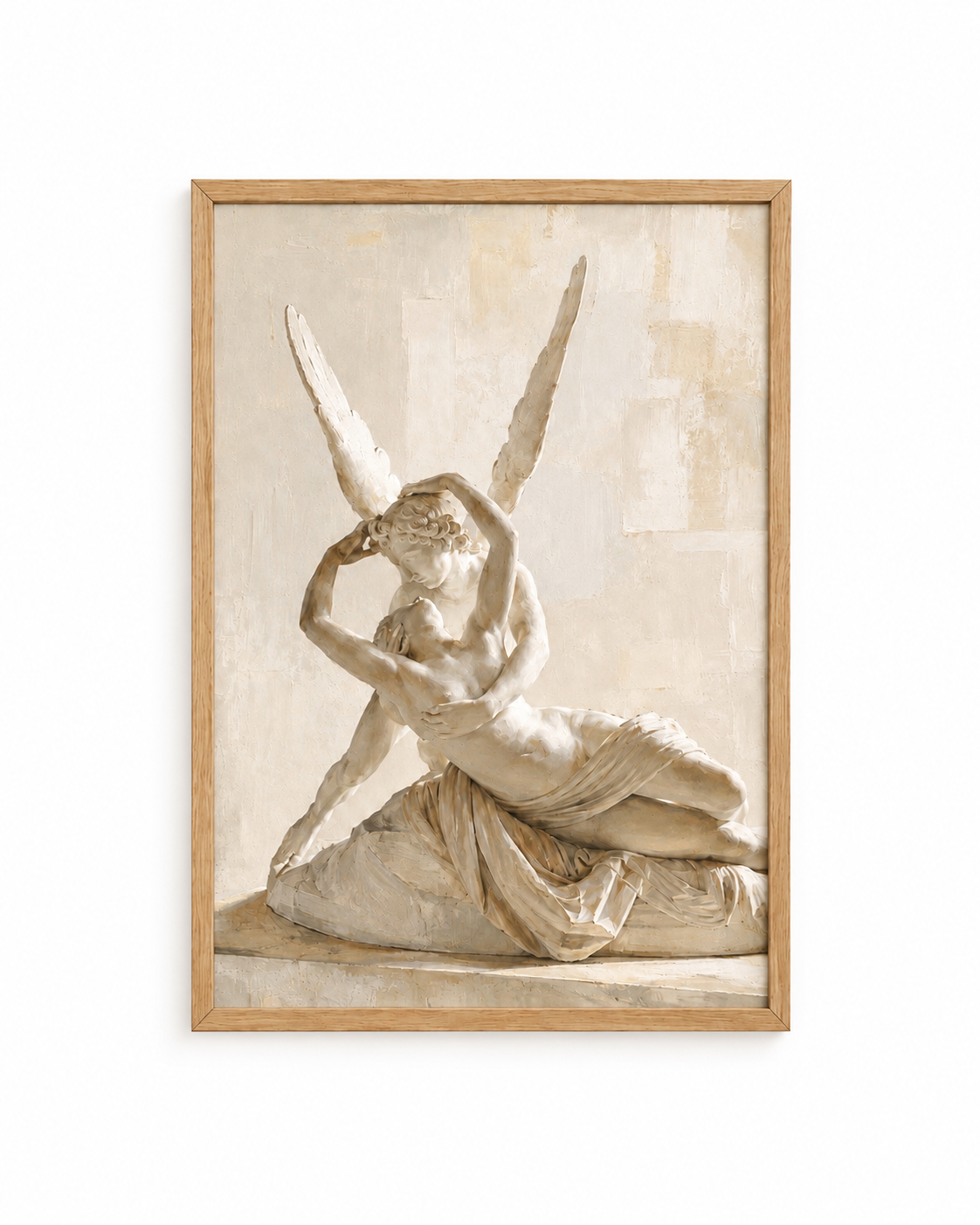 Affiche décorative A4 sans cadre – Éros & Psyché
