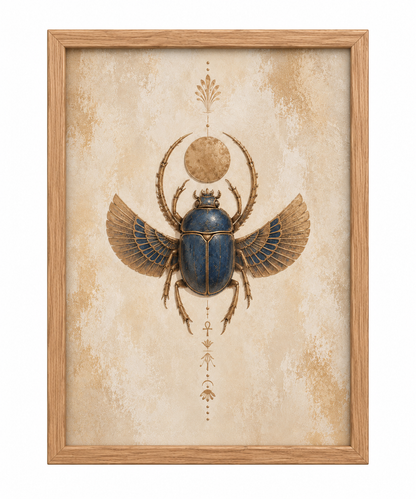 Affiche décorative A4 sans cadre – Khepri