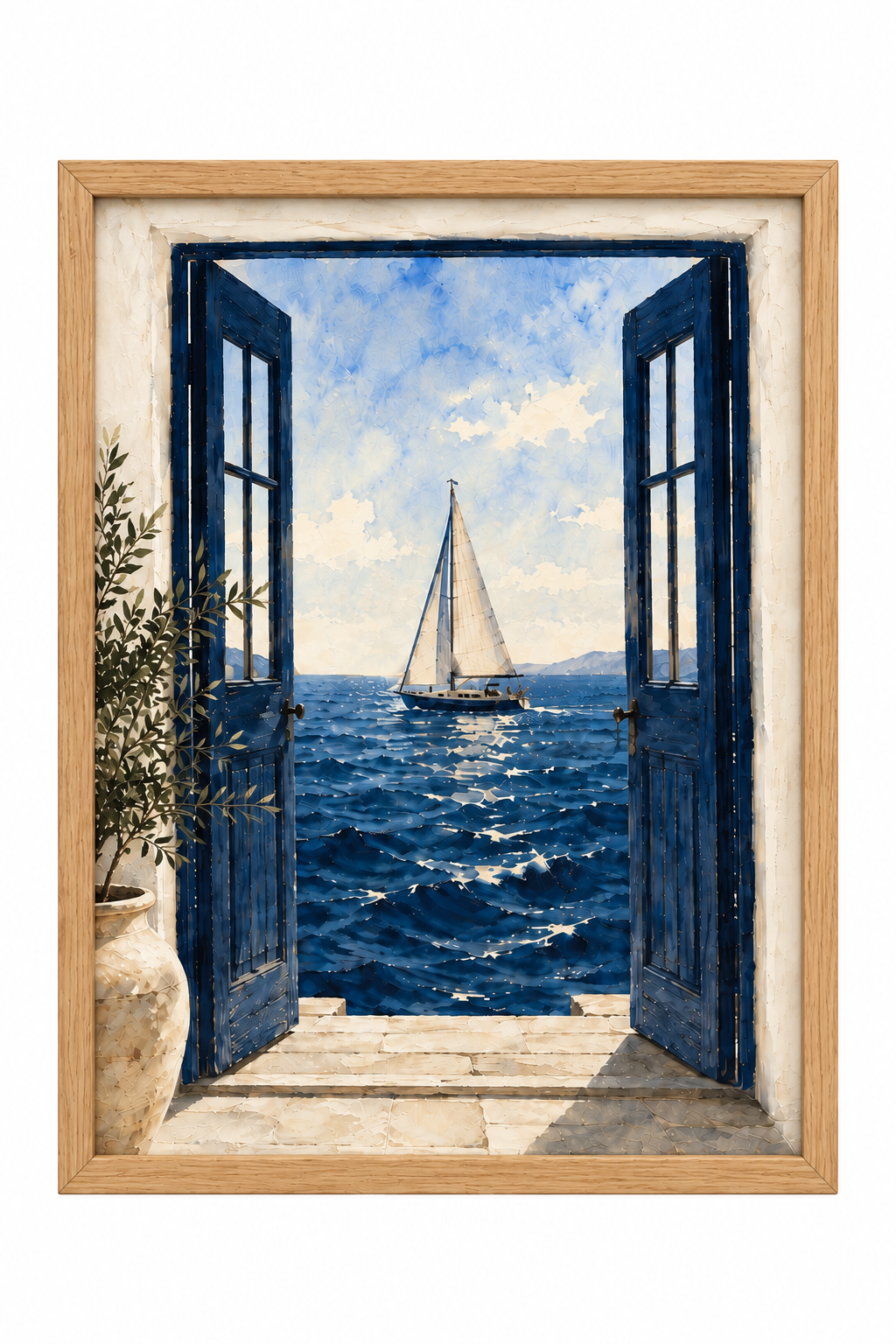 Affiche décorative A4 sans cadre – Midnight Sea