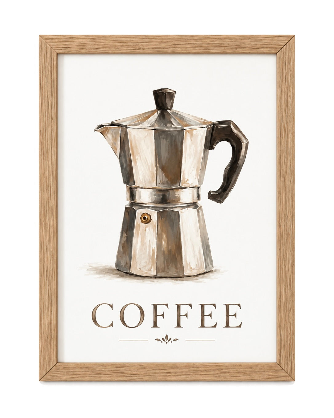 Affiche décorative A4 sans cadre – Old Coffee