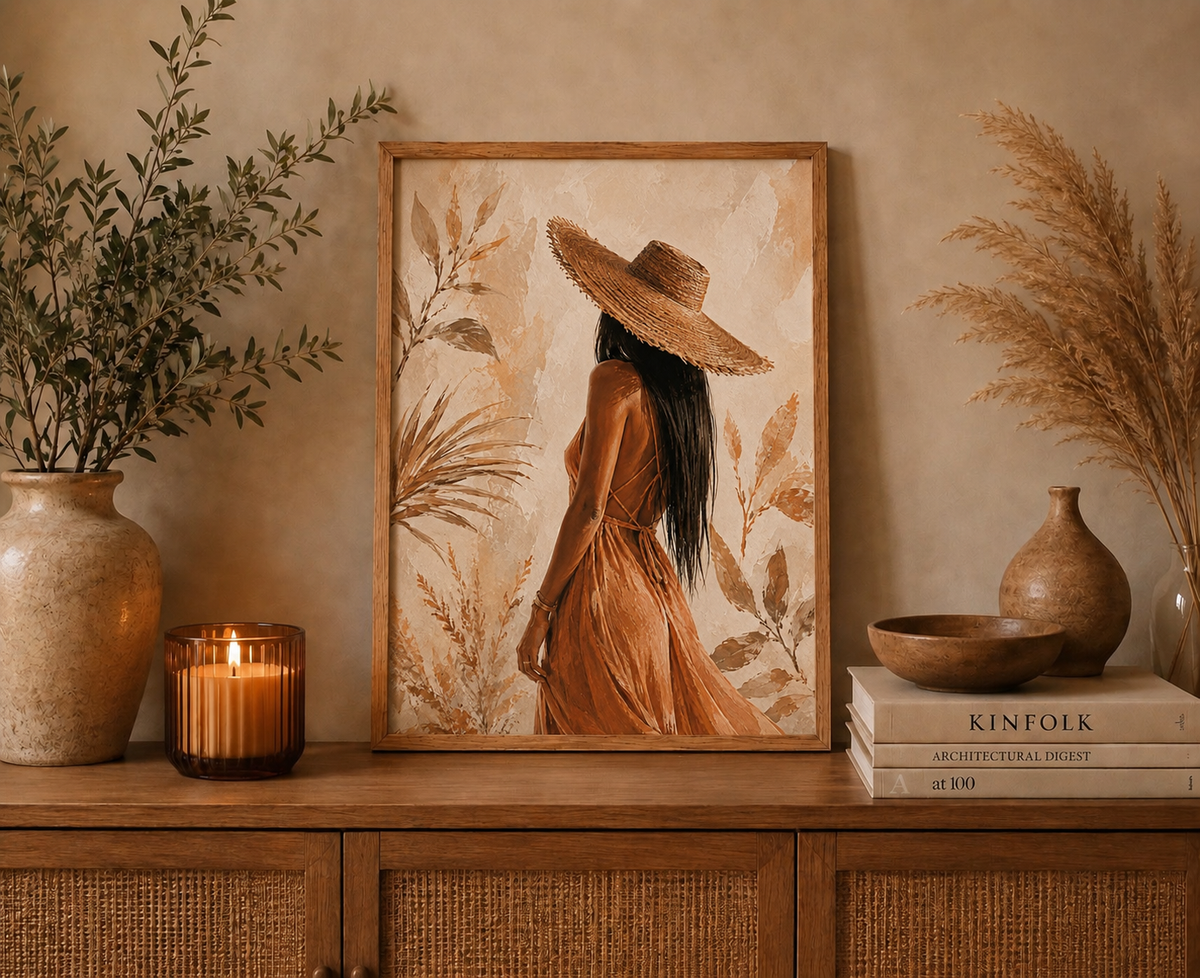 Affiche décorative A4 sans cadre – Enola ✨