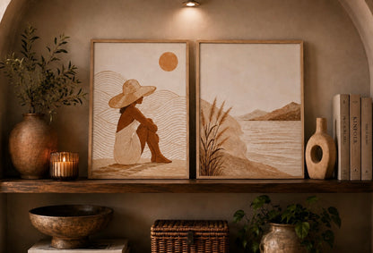 Duo d’affiches décoratives A4 sans cadres – Sofia ✨