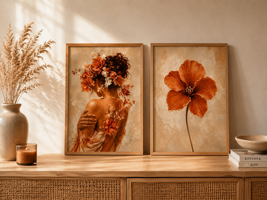Duo d’affiches décoratives A4 sans cadres – Anastasia ✨