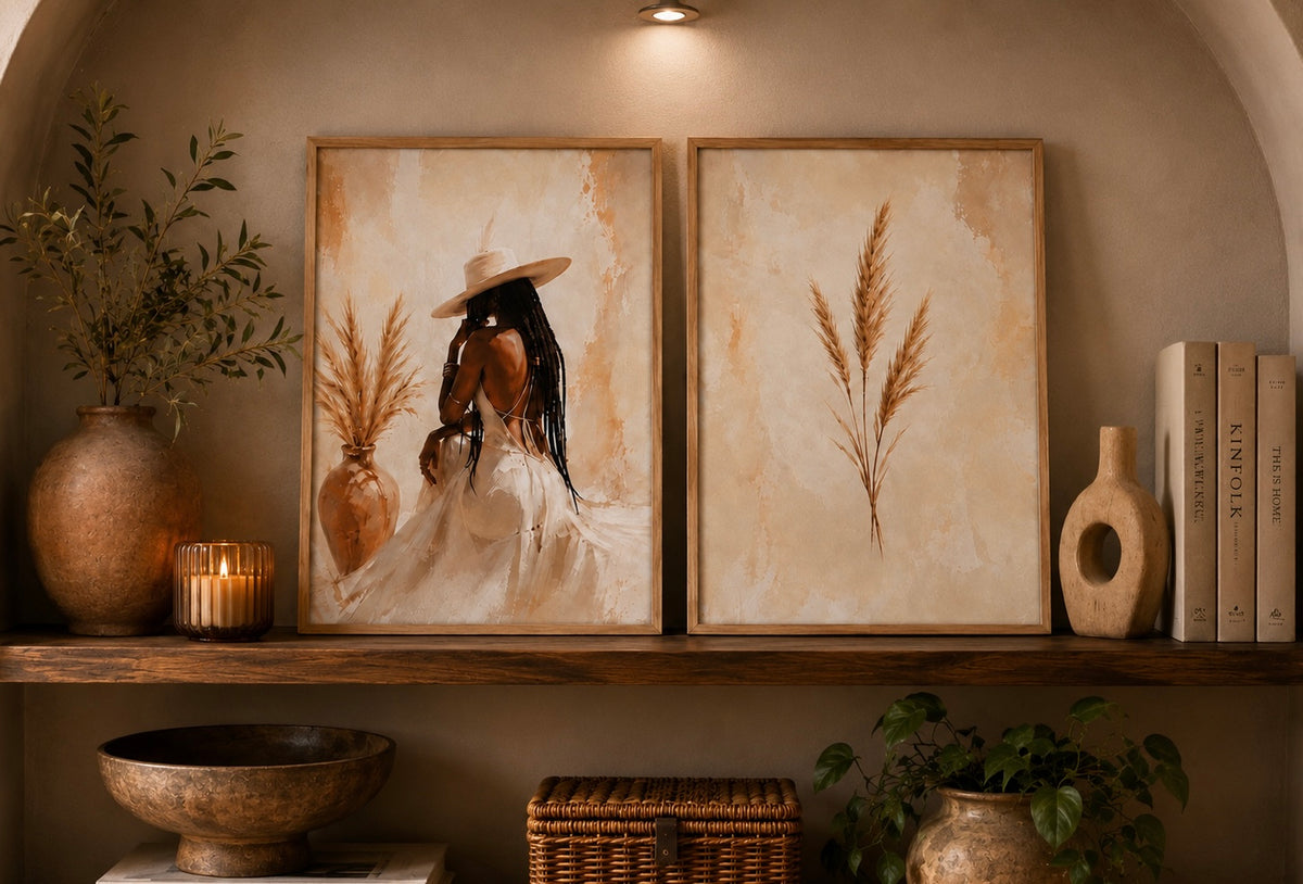 Duo d’affiches décoratives A4 sans cadres – Alma ✨