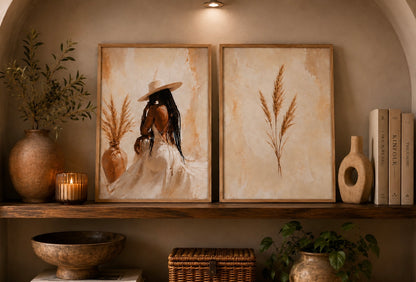 Duo d’affiches décoratives A4 sans cadres – Alma ✨