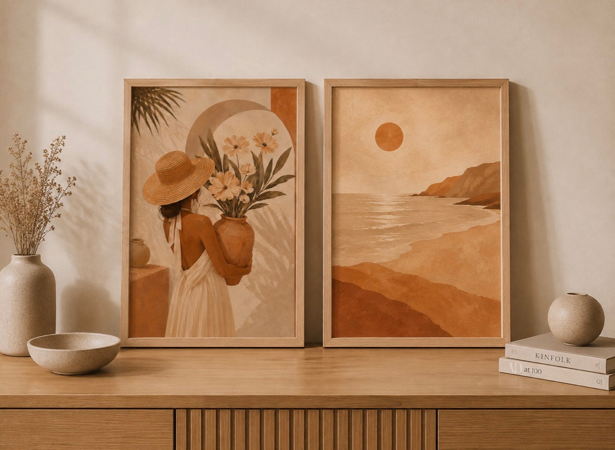 Duo d’affiches décoratives A4 sans cadres – Lola ✨