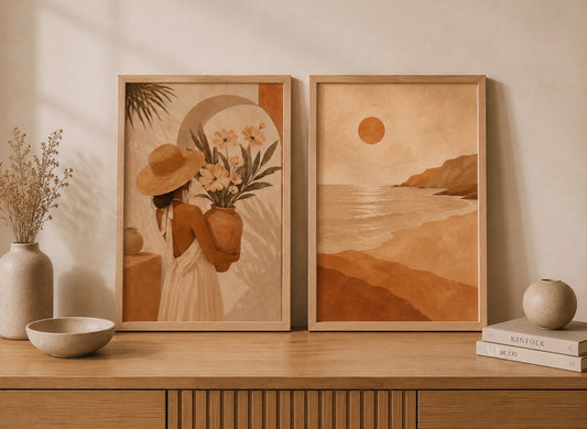 Duo d’affiches décoratives A4 sans cadres – Lola ✨