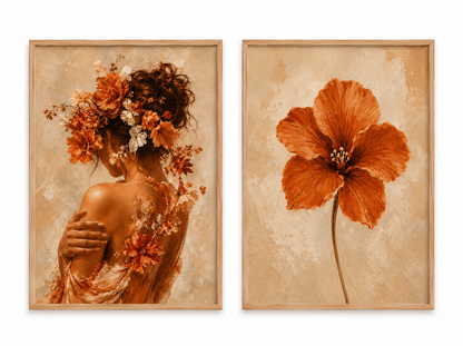 Duo d’affiches décoratives A4 sans cadres – Anastasia ✨